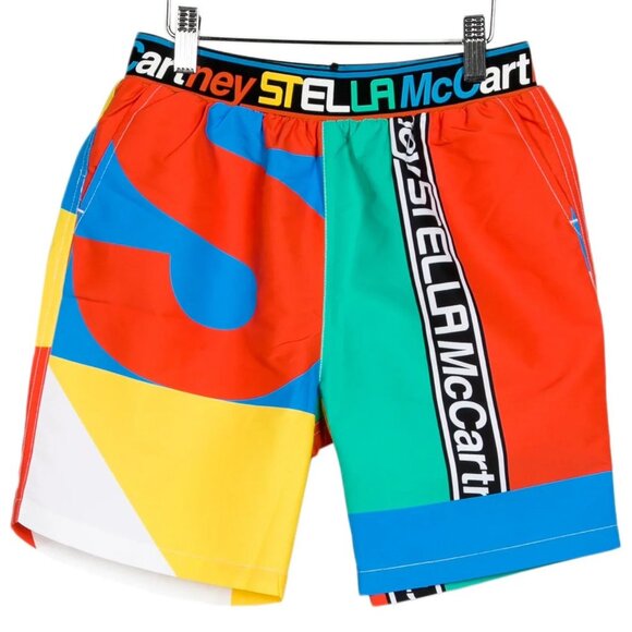 Stella McCartney Colour-Block Boys' Printed Swim Trunks Size: 12 - Picture 4 of 5